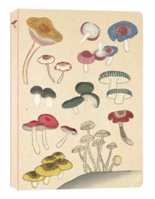 Healing Mushrooms Lined Paperback Journal : Blank Notebook with Pocket