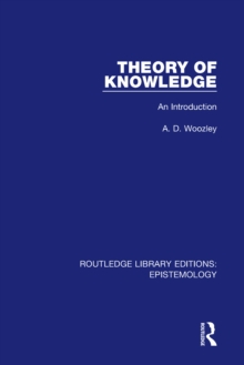 Theory of Knowledge : An Introduction