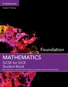 GCSE Mathematics for OCR Foundation Student Book