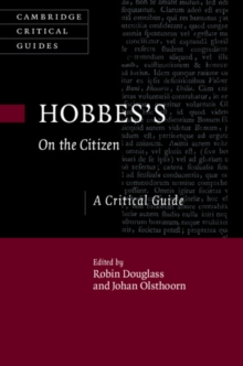 Hobbes's On the Citizen : A Critical Guide