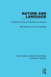 Nature and Language : A Semiotic Study of Cucurbits in Literature