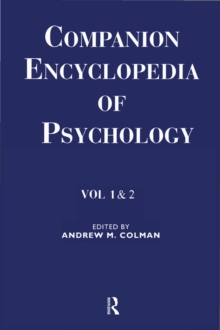 Companion Encyclopedia of Psychology : 2-volume set
