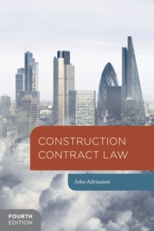 Construction Contract Law John Adriaanse 9781137009593