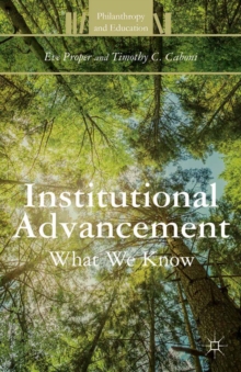 Institutional Advancement : What We Know