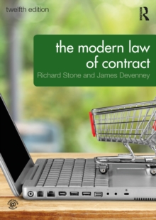 The Modern Law Of Contract Richard Stone 9781315386850