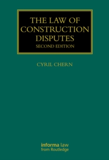 The Law Of Construction Disputes Cyril Chern 9781317433477 Telegraph Bookshop