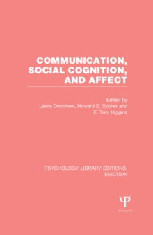 Communication, Social Cognition, and Affect