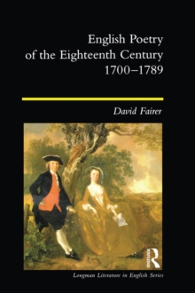 English Poetry of the Eighteenth Century, 1700-1789