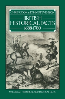 British Historical Facts: 1688-1760