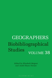 Geographers : Volume 38