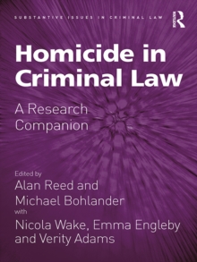 Homicide in Criminal Law : A Research Companion
