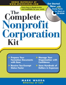 The Complete Nonprofit Corporation Kit