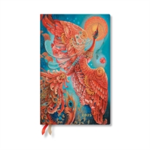 Firebird (Birds of Happiness) Maxi 12-month Horizontal Softcover Flexi Dayplanner 2025 (Elastic Band Closure)