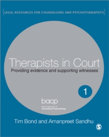 Therapists in Court : Providing Evidence and Supporting Witnesses