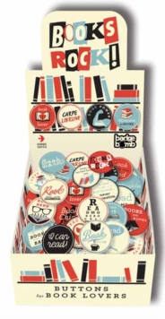 Books Rock! Badge Box : Buttons for Book Lovers