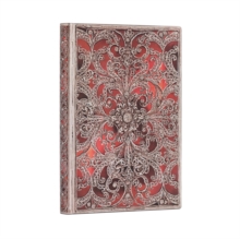 Garnet (Silver Filigree Collection) Midi Lined Softcover Flexi Journal