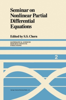 Seminar on Nonlinear Partial Differential Equations