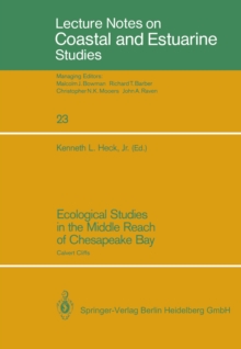 Ecological Studies in the Middle Reach of Chesapeake Bay : Calvert Cliffs