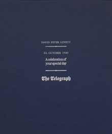 The Telegraph Custom Gift Book - Blue Leatherette + Gift Box