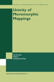 Unicity of Meromorphic Mappings