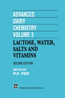 Advanced Dairy Chemistry Volume 3 Lactose Water Salts
