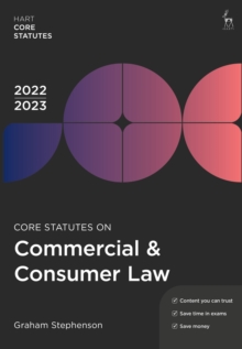 Core Statutes on Commercial & Consumer Law 2022-23