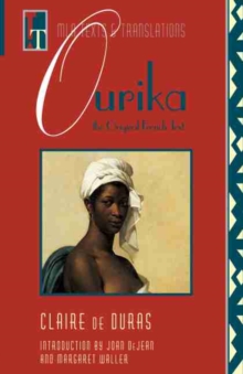 Ourika : The Original French Text