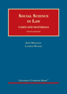 Social Science in Law : Cases and Materials