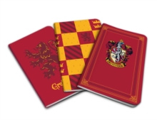 Harry Potter: Gryffindor Pocket Notebook Collection : Set of 3