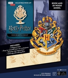 Harry Potter Hogwarts Crest 3D Wood Model