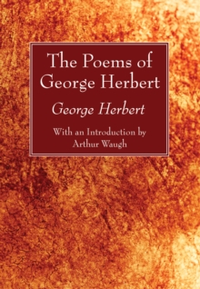george herbert poetry book