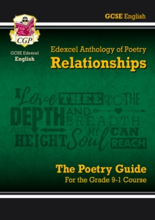 GCSE English Edexcel Poetry Guide - Relationships Anthology inc. Online Edition, Audio & Quizzes: for the 2024 and 2025 exams
