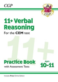 11+ CEM Verbal Reasoning Practice Book & Assessment Tests - Ages 10-11 (with Online Edition): for the 2024 exams