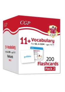 11+ Vocabulary Flashcards for Ages 10-11 - Pack 2