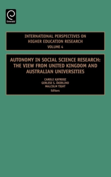 Autonomy in Social Science Research : The View from United Kingdom and Australian Universities