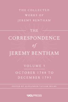 The Correspondence of Jeremy Bentham, Volume 4 : October 1788 to December 1793
