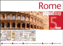 Rome PopOut Map : Pocket size, pop up city map of Rome