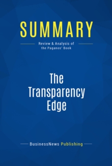 Summary The Transparency Edge Review And Analysis Of