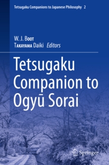 Tetsugaku Companion to Ogyu Sorai