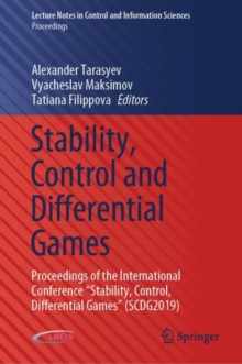 Stability, Control and Differential Games : Proceedings of the International Conference 