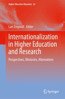 Internationalization in Higher Education and Research : Perspectives, Obstacles, Alternatives