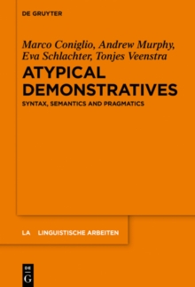 Atypical Demonstratives : Syntax, Semantics and Pragmatics