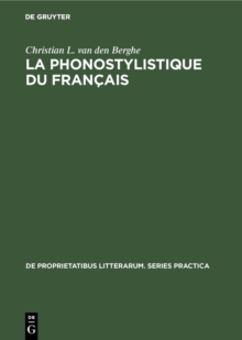 La phonostylistique du francais