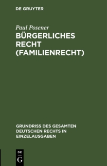 Burgerliches Recht (Familienrecht)