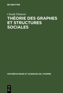 Theorie des graphes et structures sociales