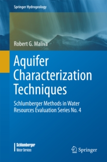Aquifer Characterization Techniques : Schlumberger Methods in Water Resources Evaluation Series No. 4