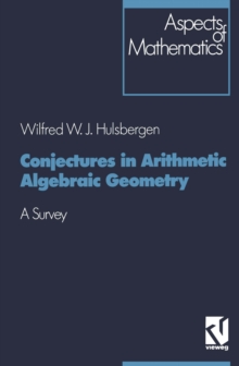 Conjectures in Arithmetic Algebraic Geometry : A Survey