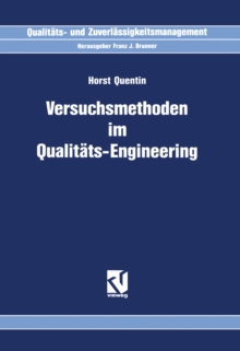 Versuchsmethoden im Qualitats-Engineering