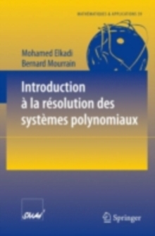 Introduction a la resolution des systemes polynomiaux