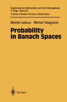 Probability in Banach Spaces : Isoperimetry and Processes